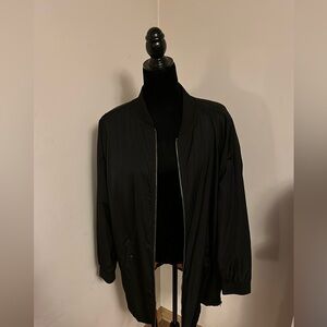 Women Longline bomber jacket
